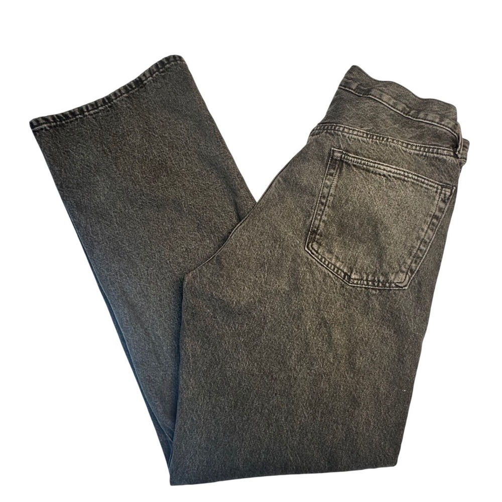 GAP 90s Loose Original Jeans Mens 32x32 Washed Black Denim Straight Leg Baggy